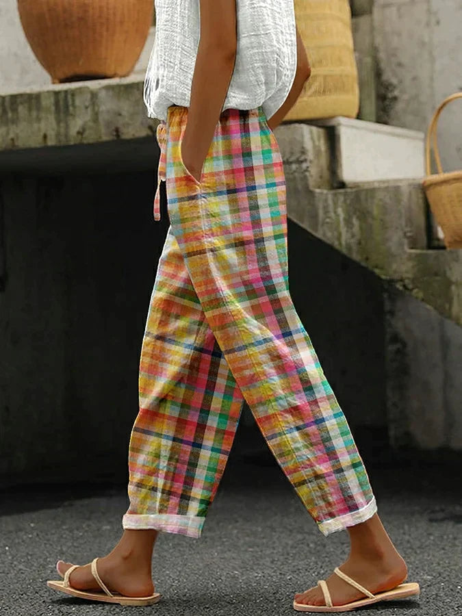 Noelle | Tailored Check Look with Adjustable Fit