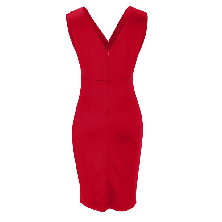 Isa | Dress with V-Neck and Slit