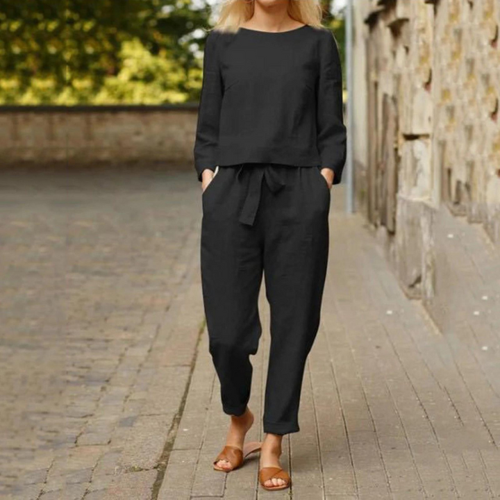 Leoni | Stylish Blouse & Pants Set