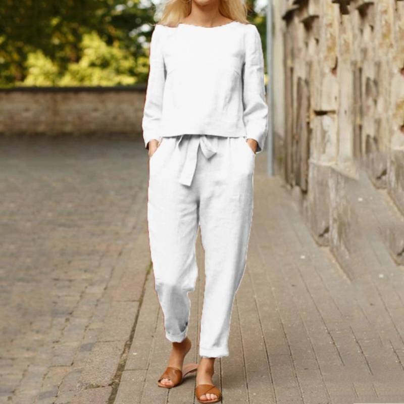 Leoni | Stylish Blouse & Pants Set