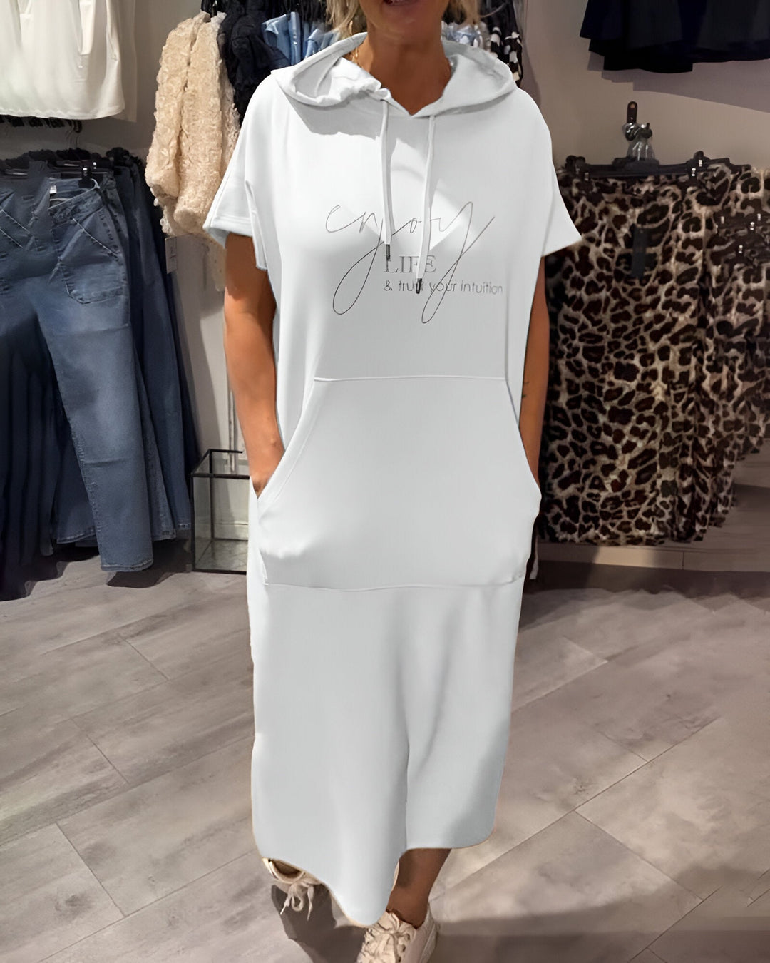 Sheeka™ | Relaxed Hoodie Dress