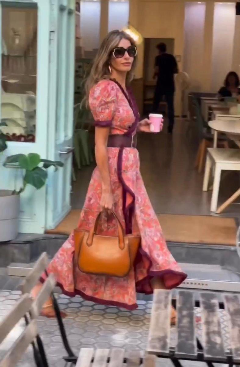 Jocelyn | Elegant Pink Maxi  Silhouette
