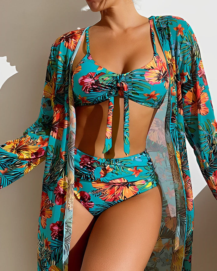 Marina | Luxurious Bikini and Pareo Set