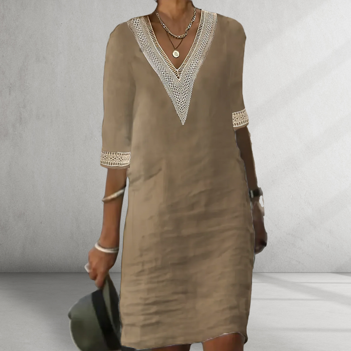 Deorah | Cotton Linen Summer Dress
