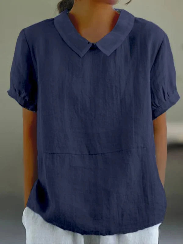 Amy - Linen Color Top