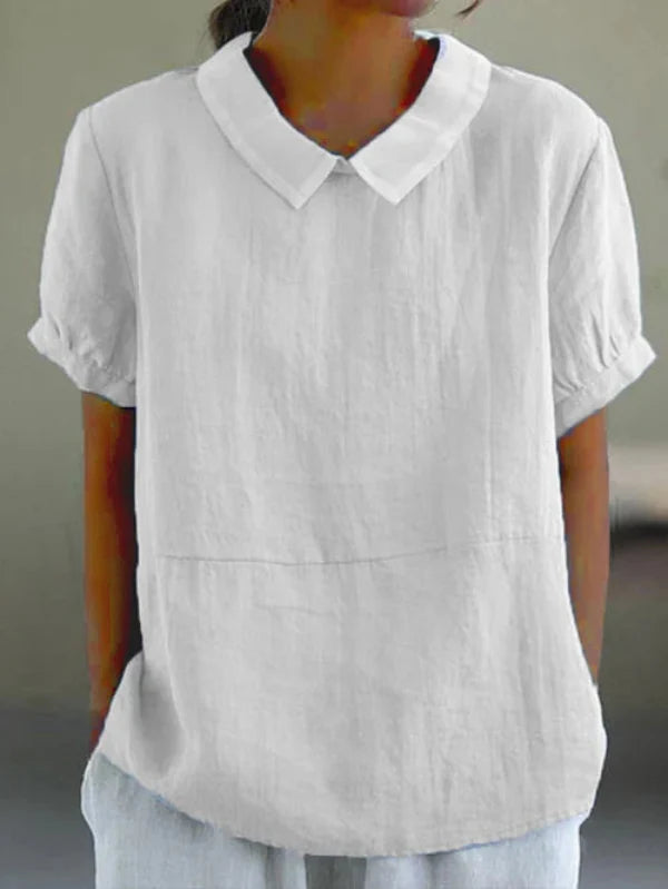 Amy - Linen Color Top