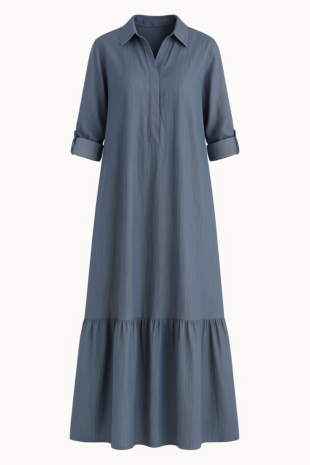 Dianne | Half Button Tummy Covering Dress