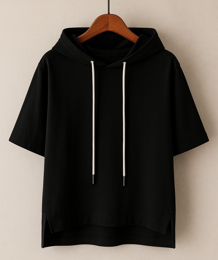 Regina | Short Sleeve Hooded Pullover