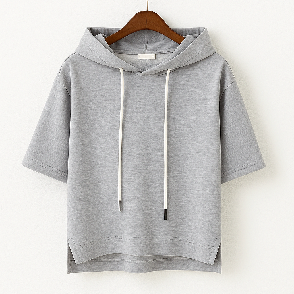 Regina | Short Sleeve Hooded Pullover