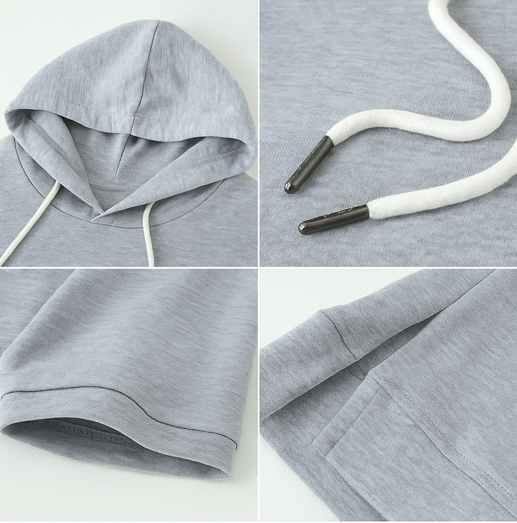 Regina | Short Sleeve Hooded Pullover