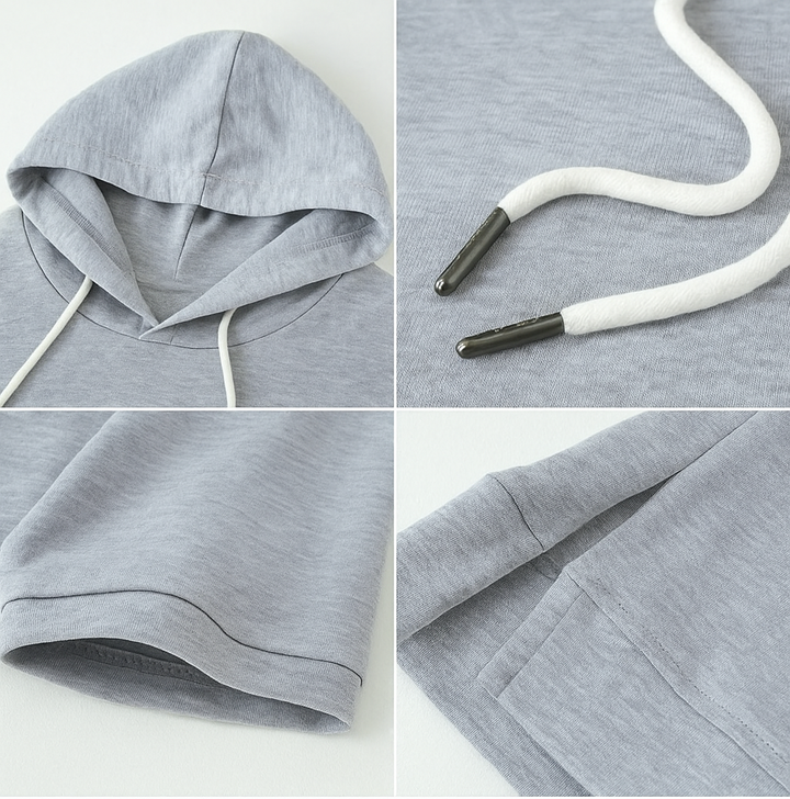 Regina | Short Sleeve Hooded Pullover