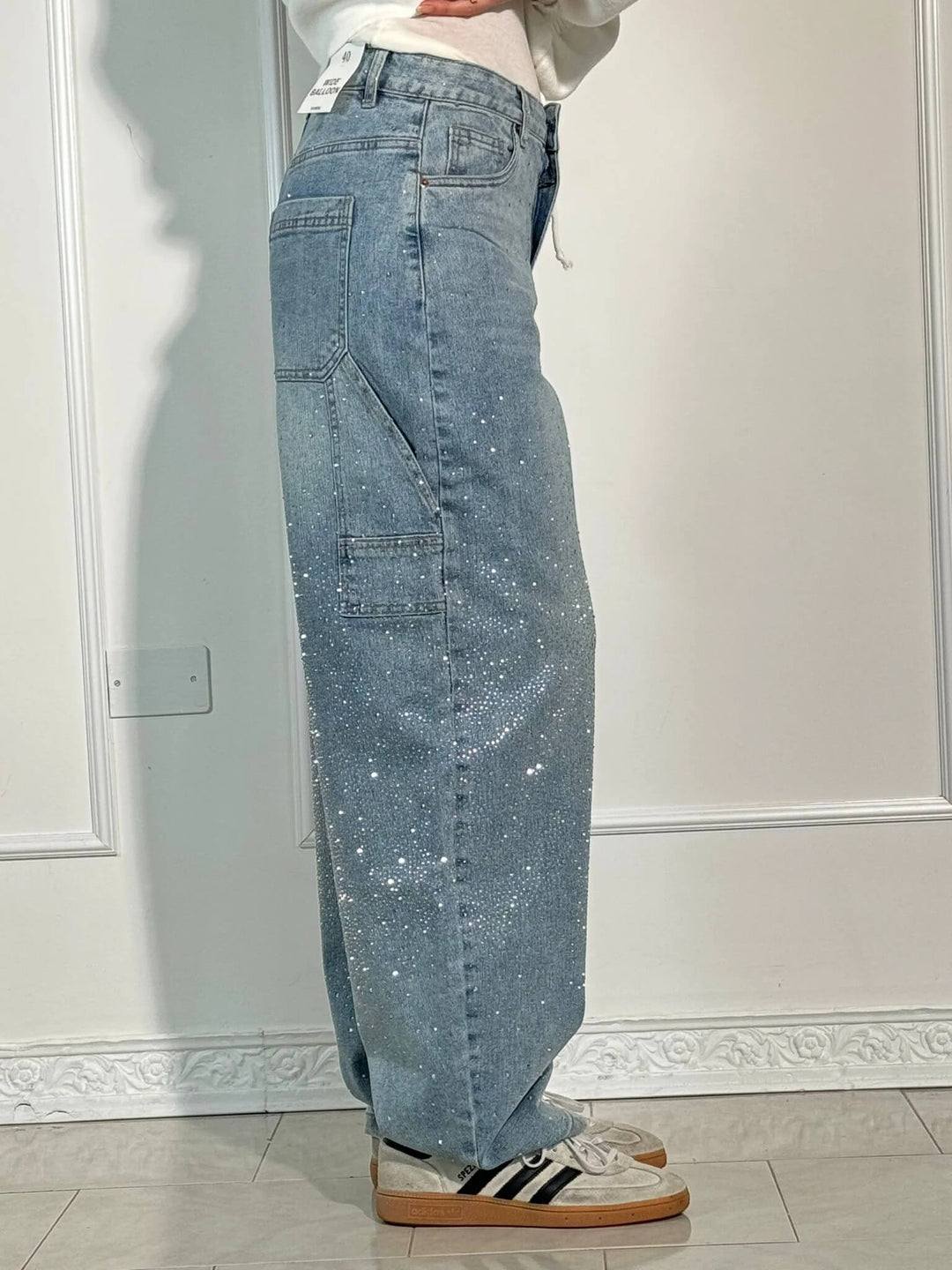 Violette™ High-Waisted Wide-Leg Pants with Button Pockets