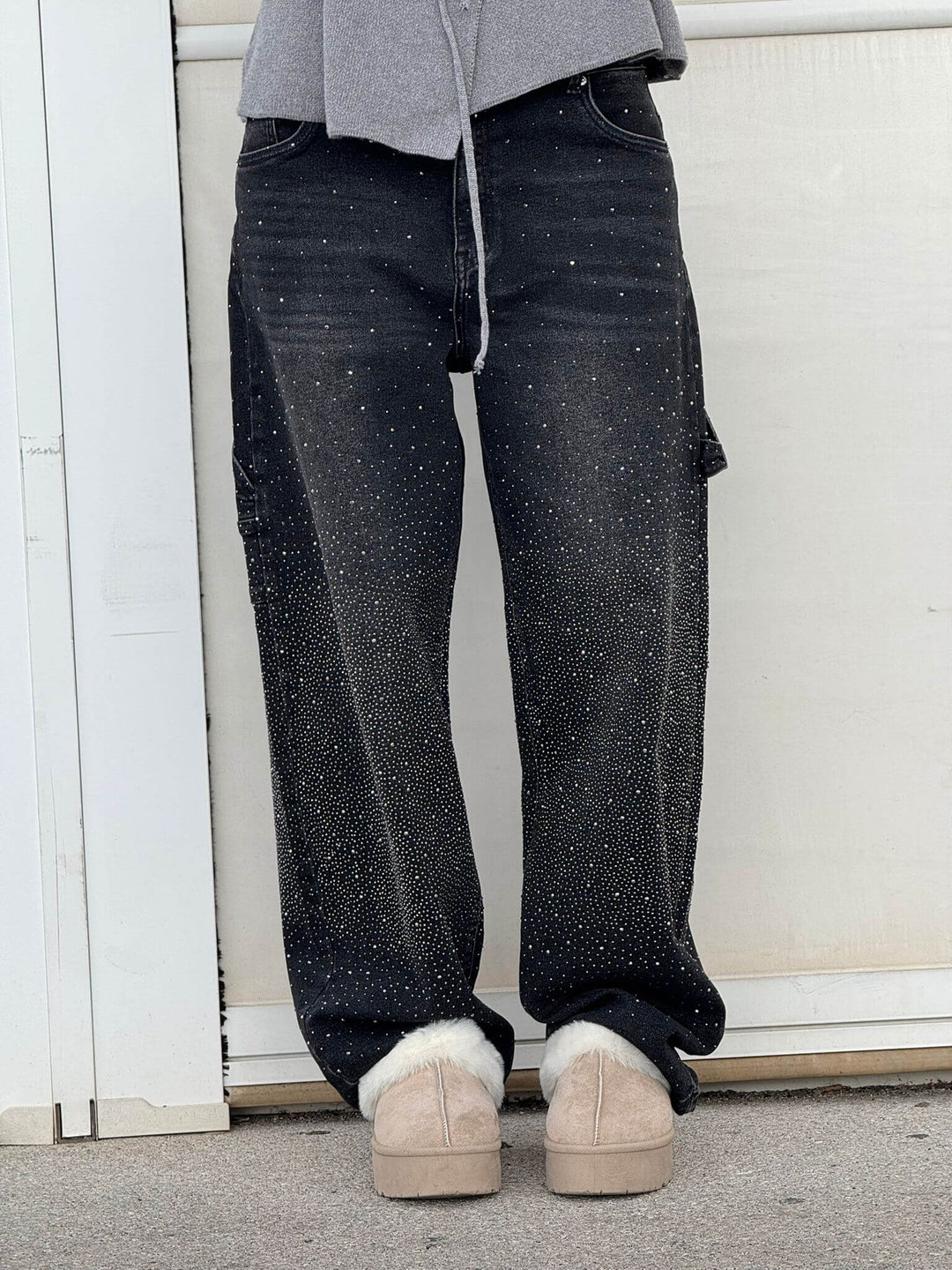 Violette™ High-Waisted Wide-Leg Pants with Button Pockets