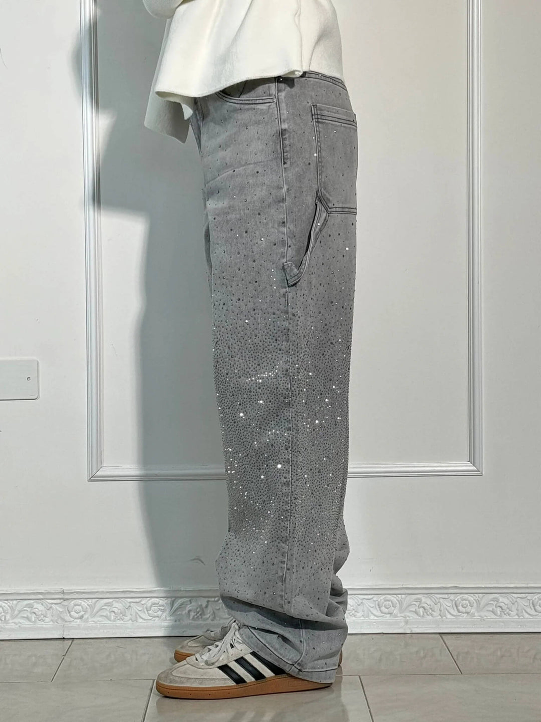 Violette™ High-Waisted Wide-Leg Pants with Button Pockets