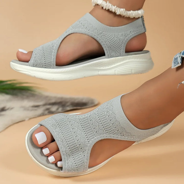 Dale | Mesh Fish Platform Sandal