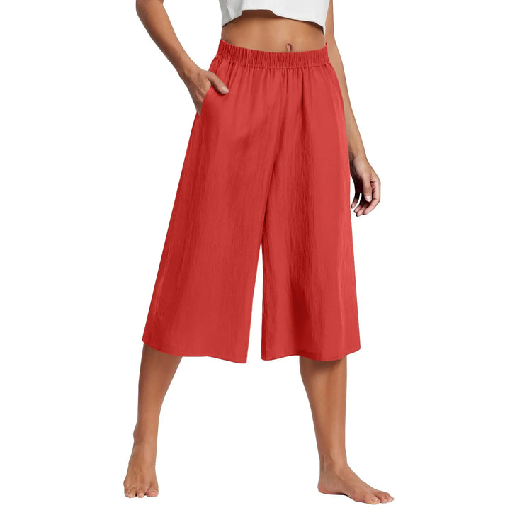 Agnes | Casual Wide Leg Pants with Pockets