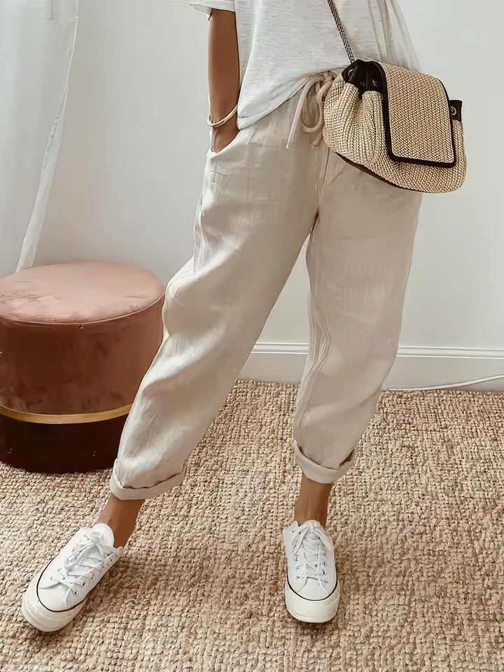ALICE™ | Light Cotton-Linen Pants
