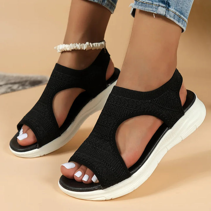 Dale | Mesh Fish Platform Sandal