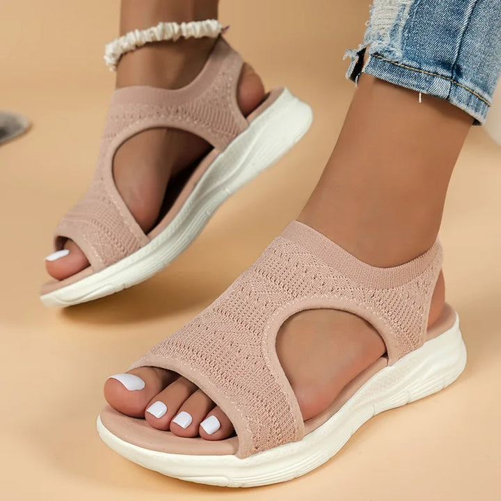 Dale | Mesh Fish Platform Sandal