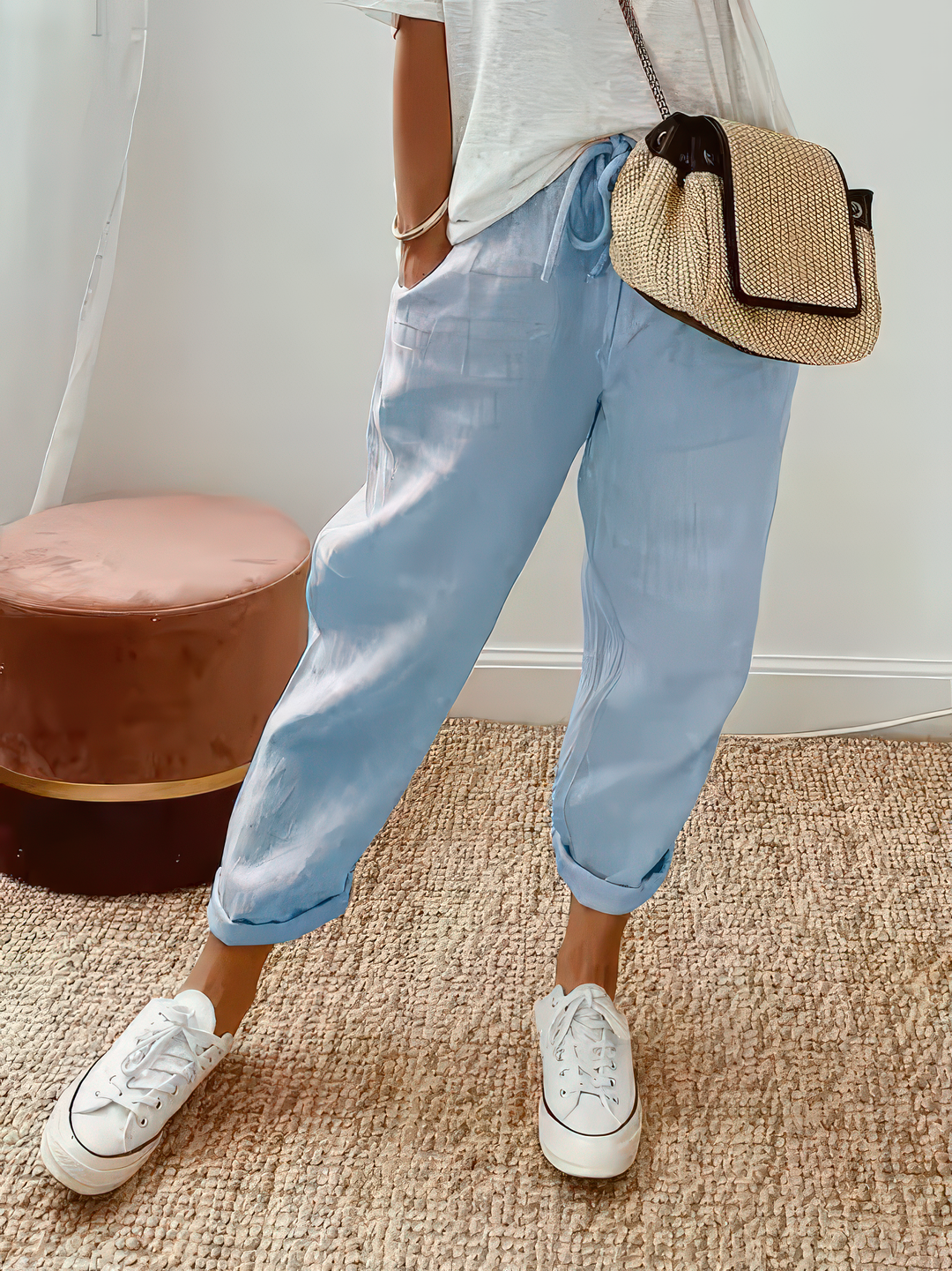 ALICE™ | Light Cotton-Linen Pants