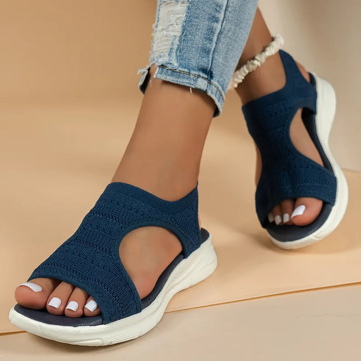 Dale | Mesh Fish Platform Sandal