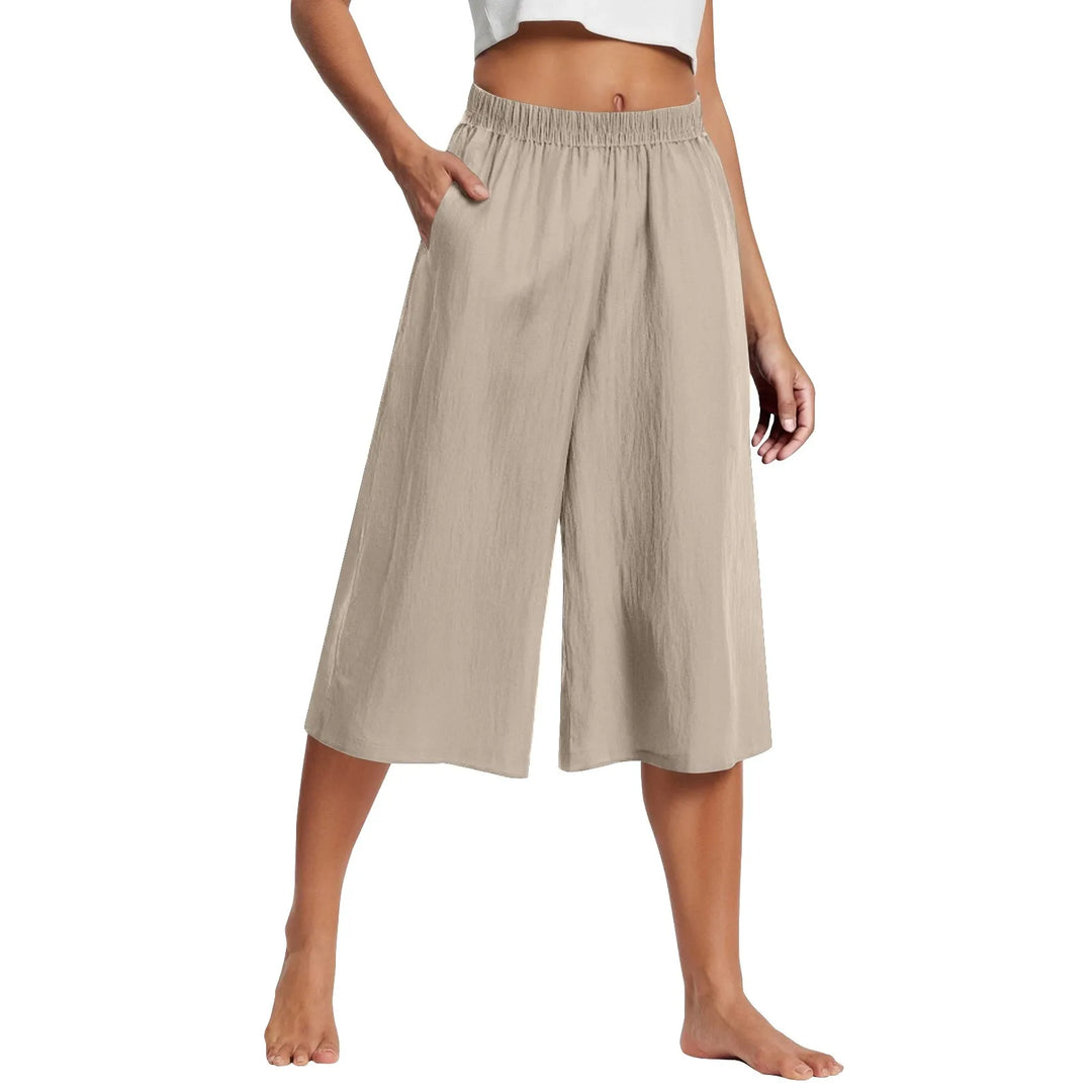 Agnes | Casual Wide Leg Pants with Pockets