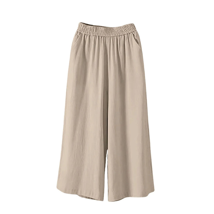Agnes | Casual Wide Leg Pants with Pockets