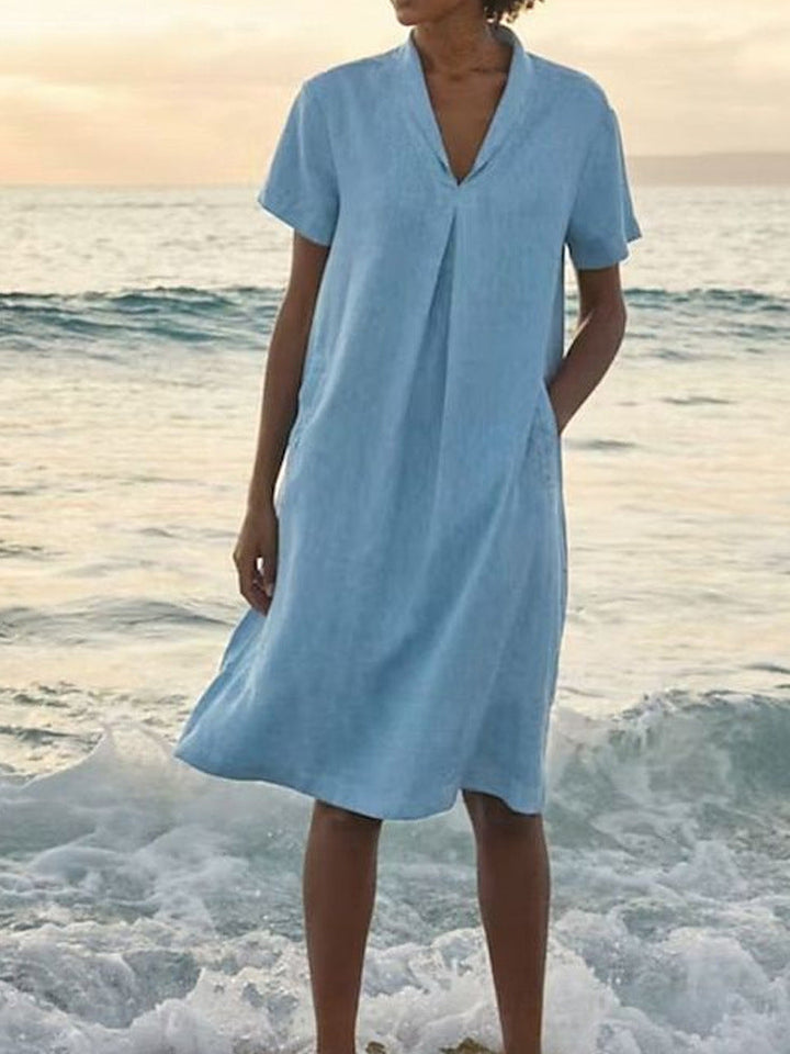 Bella™ | Flattering V-Neck Style with Pockets