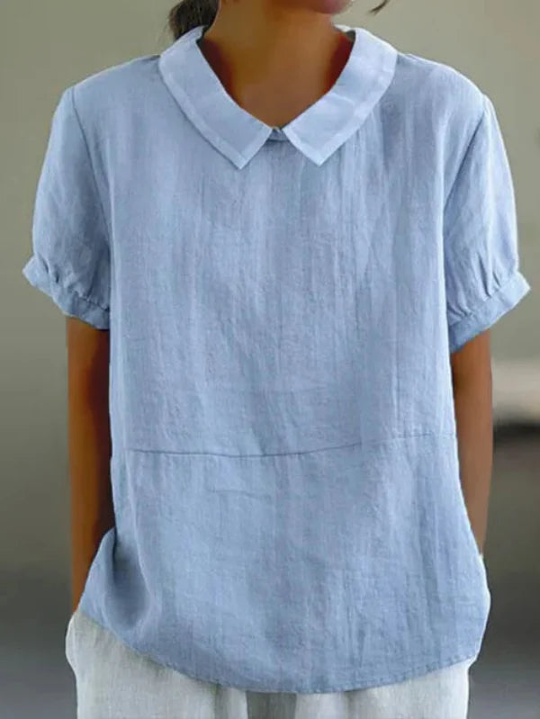 Amy - Linen Color Top