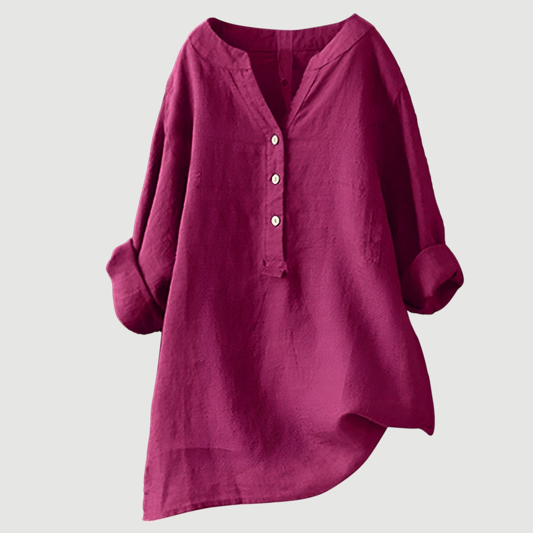 Mona™ | Airy and Comfortable Linen Top