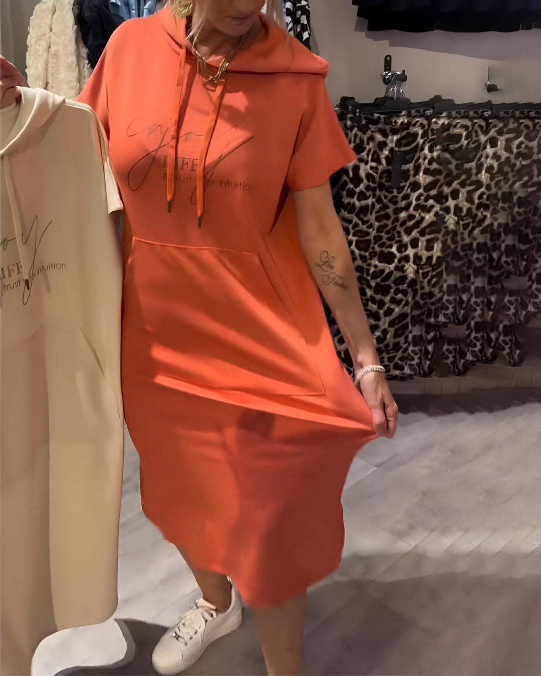 Sheeka™ | Relaxed Hoodie Dress