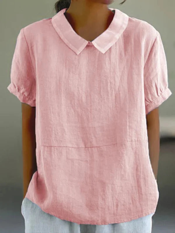 Amy - Linen Color Top