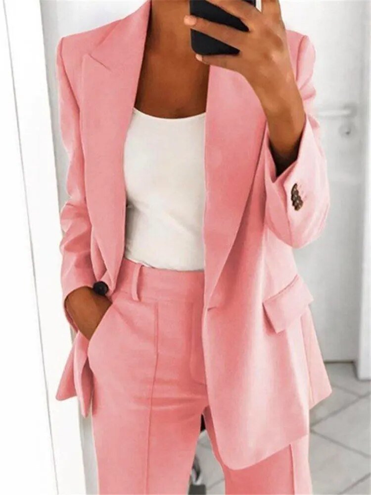 Complete set with blazer and trousers "Eva"