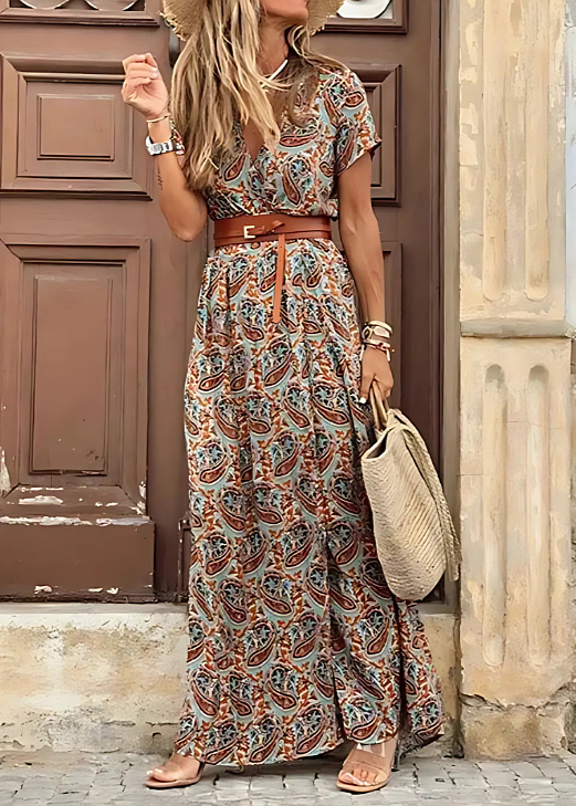 Emily | Elegant Bohemian Maxi Dress
