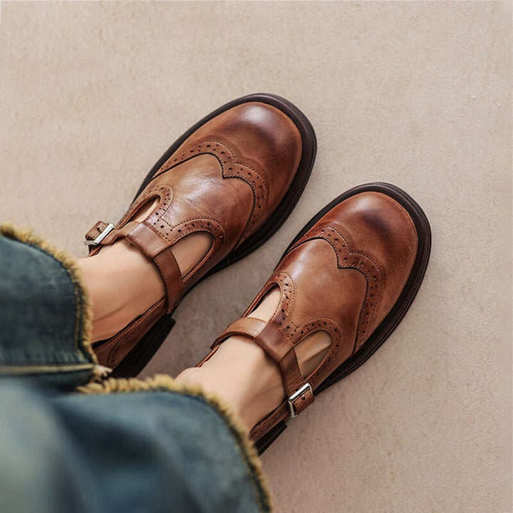 Velda | Elagant Mary Janes Made of Leather