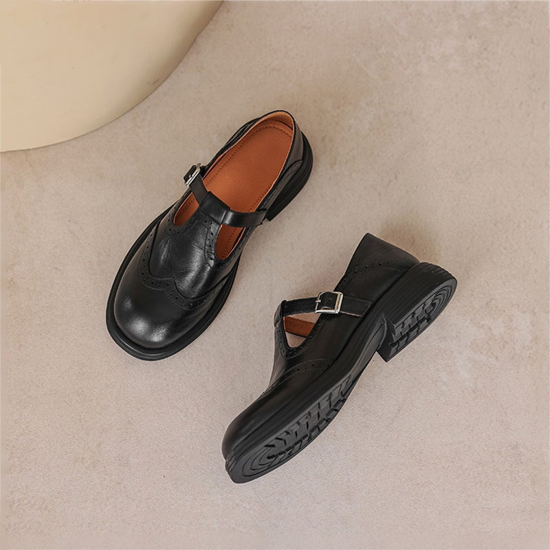 Velda | Elagant Mary Janes Made of Leather