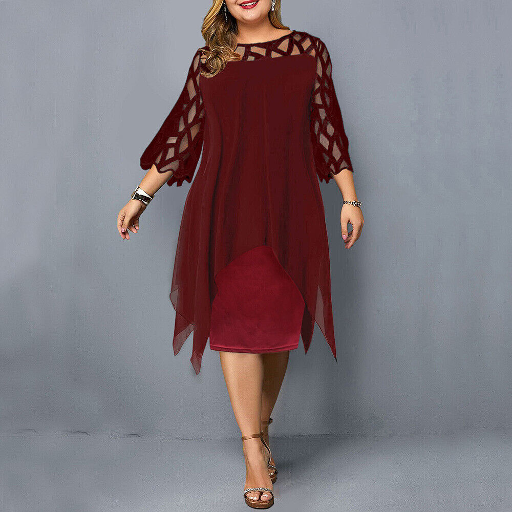 Isabella | Chic Plus Size Midi Dress
