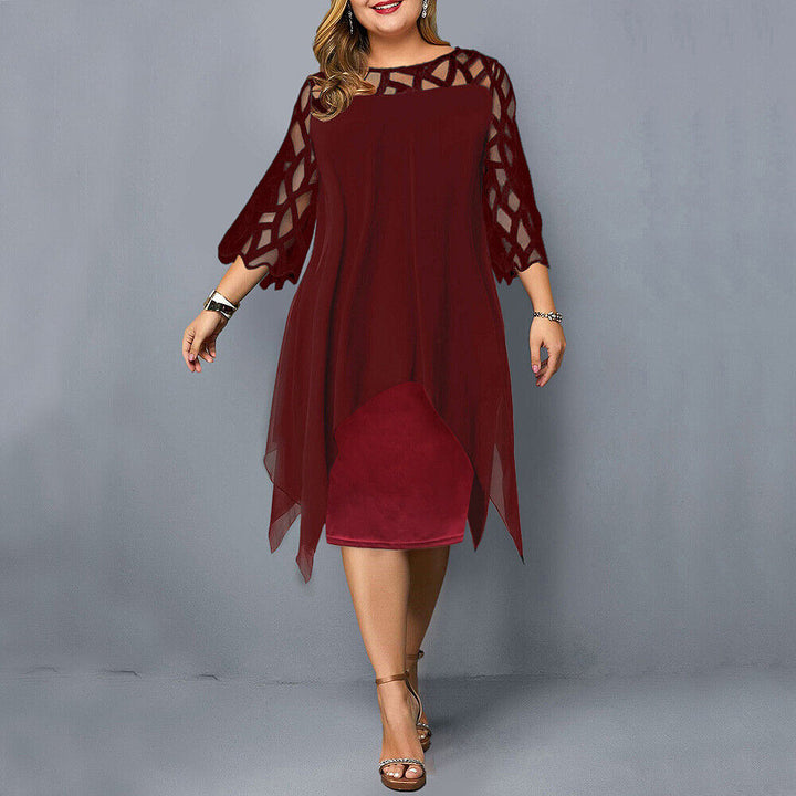 Isabella | Chic Plus Size Midi Dress