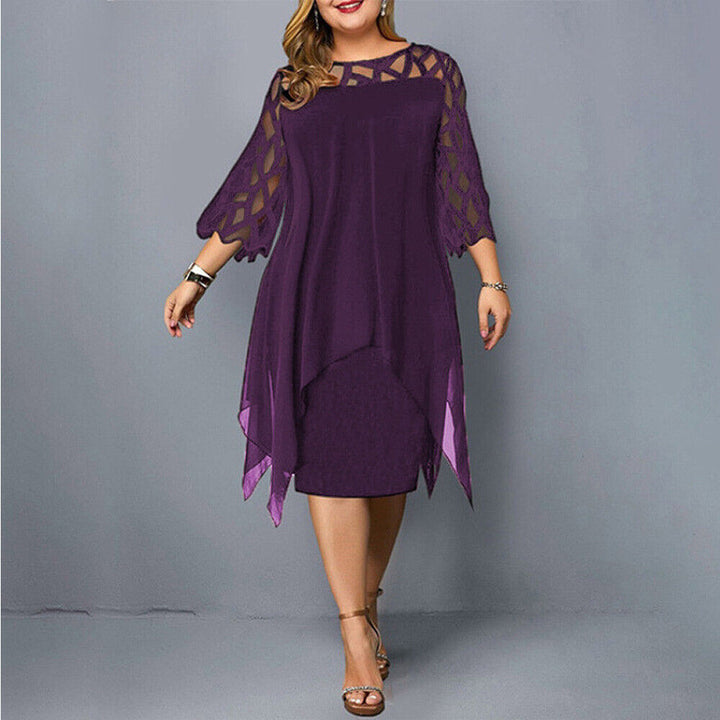 Isabella | Chic Plus Size Midi Dress