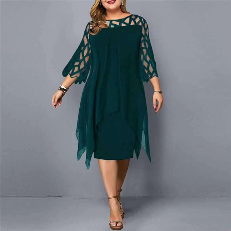 Isabella | Chic Plus Size Midi Dress