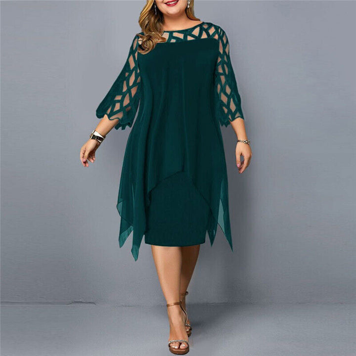 Isabella | Chic Plus Size Midi Dress