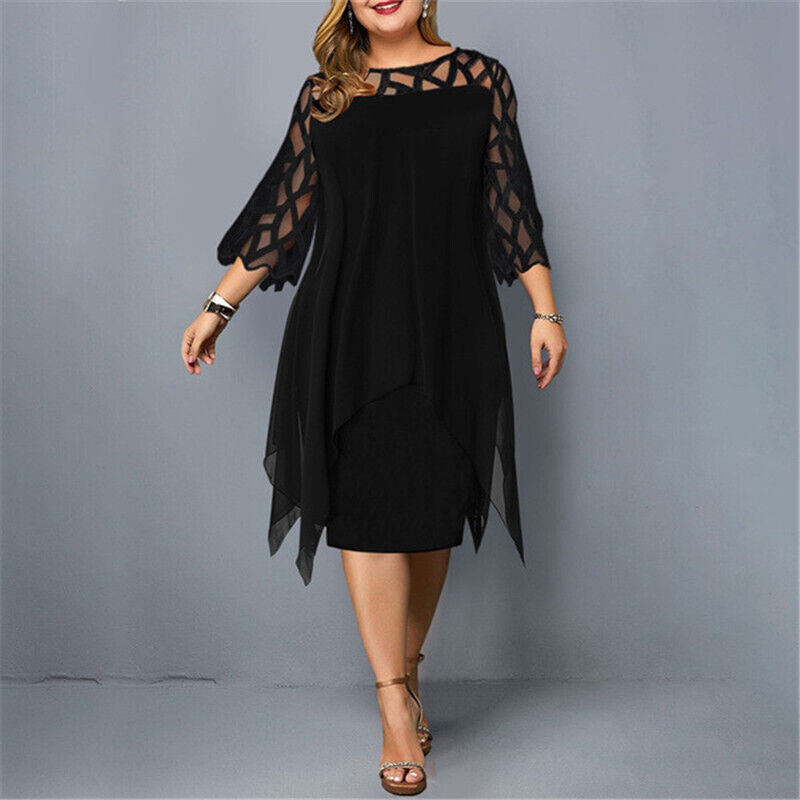 Isabella | Chic Plus Size Midi Dress