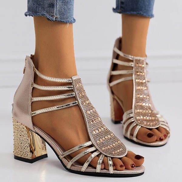 ORTHOLUX | Elegant Heeled Sandals with Comfort+