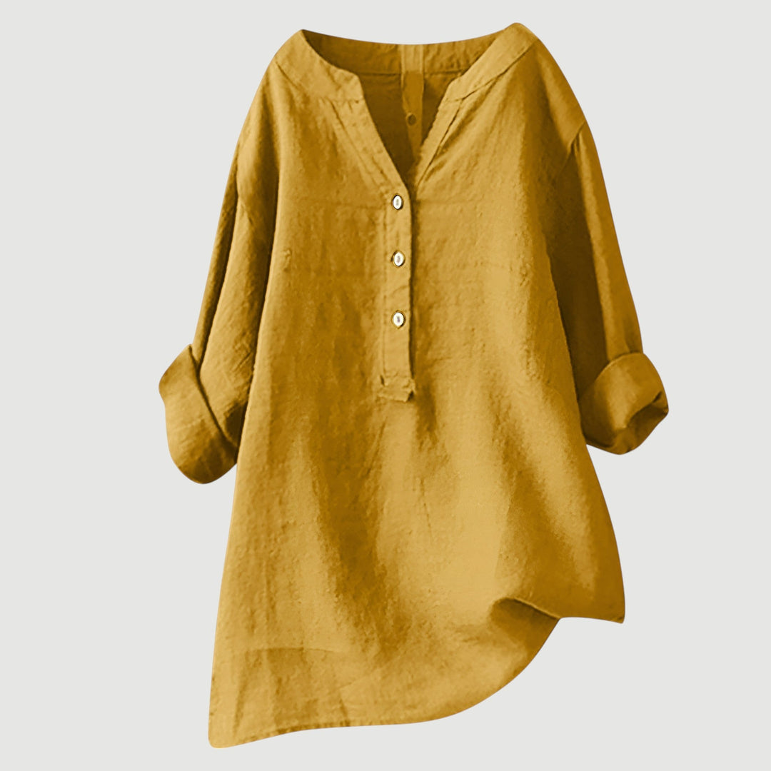 Mona™ | Airy and Comfortable Linen Top