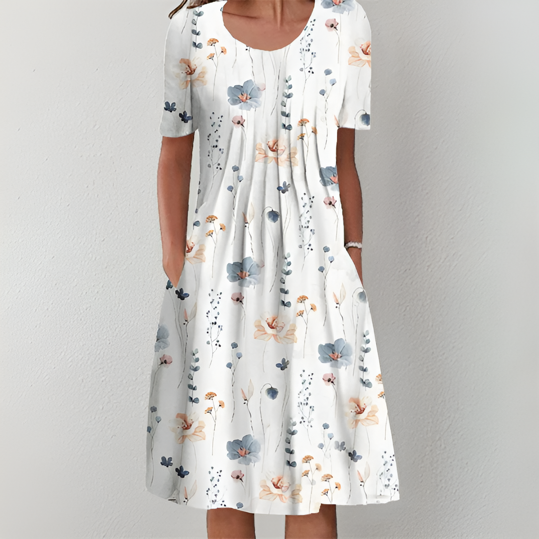 Heather | Classic Floral Dress