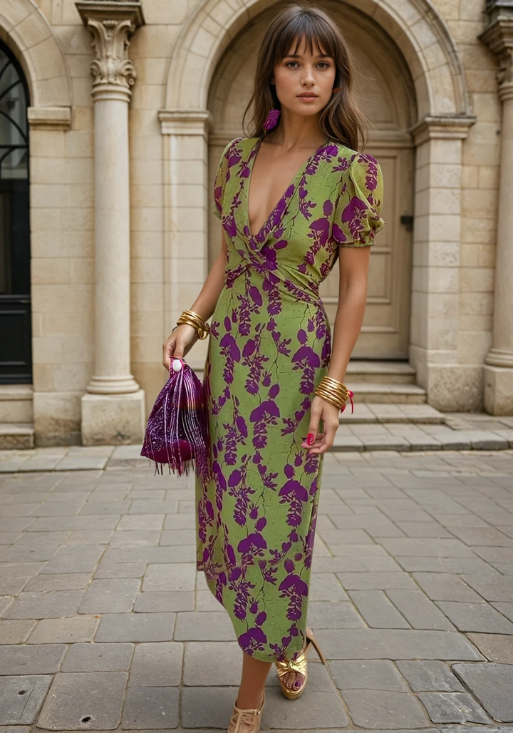 Elise | Floral Dress
